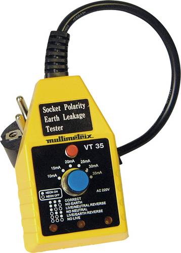 Vt 35 FI-Schnelltester cat ii 250 v led - Multimetrix