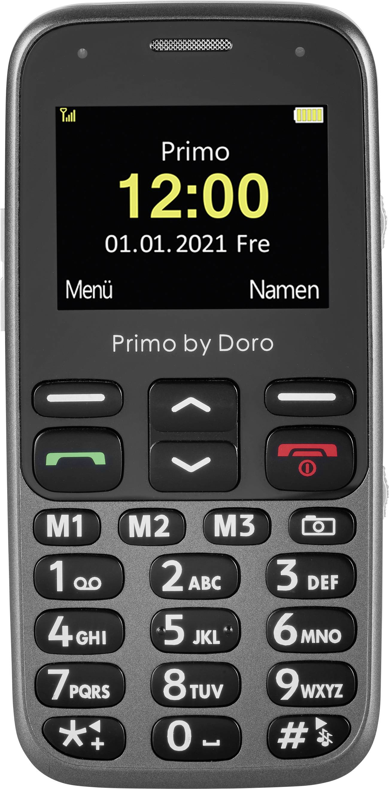Primo by DORO 218 Senioren-Handy SOS Taste Schwarz