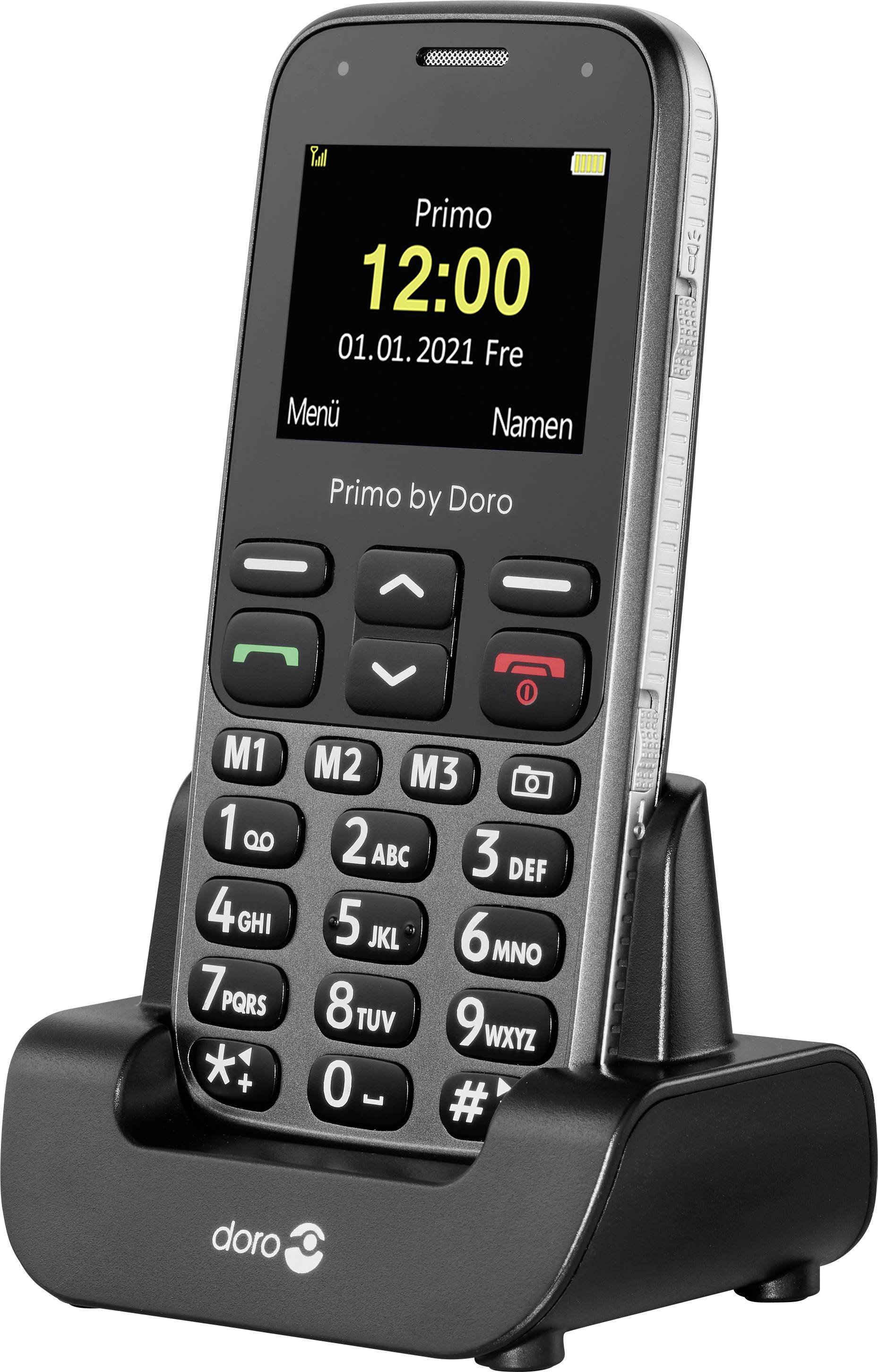 Primo by DORO 218 Senioren-Handy SOS Taste Schwarz