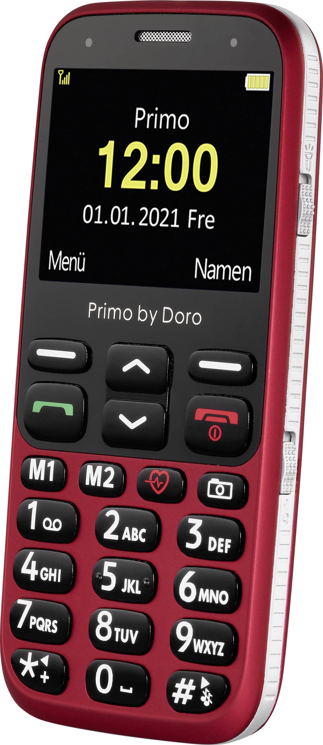 Primo by DORO 368 Senioren-Handy SOS Taste Rot