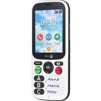 doro 780X IUP Senioren-Handy IP54, SOS Taste Schwarz, Weiß doro 780X IUP Senioren-Handy IP54, SOS Taste Schwarz, Weiß