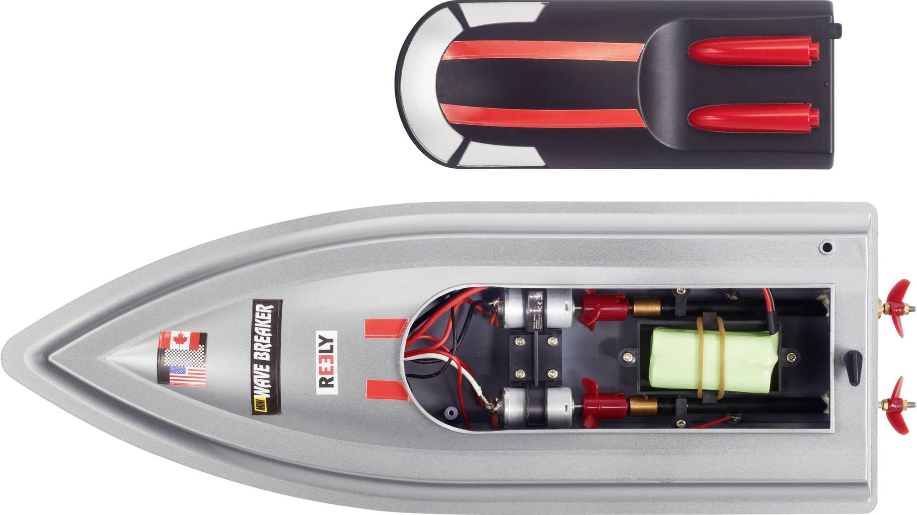 Reely Mini Wavebreaker 2.0 RC Einsteiger Motorboot RtR 335mm ...