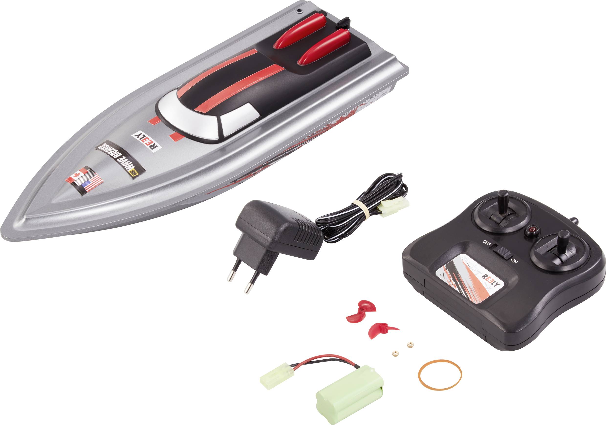 Reely Mini Wavebreaker 2.0 RC Einsteiger Motorboot RtR 335 mm