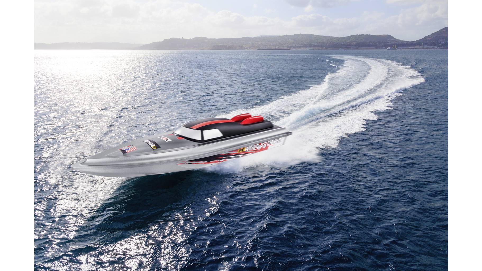 Reely Mini Wavebreaker 2.0 RC Einsteiger Motorboot RtR 335mm ...