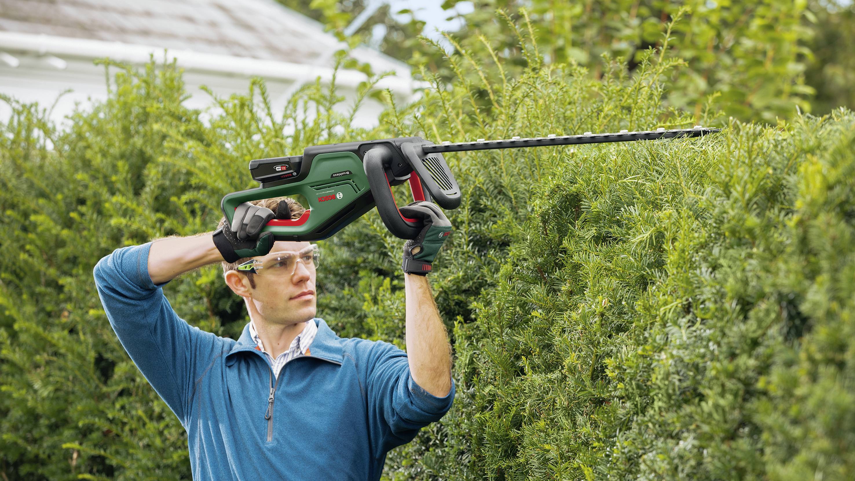 Bosch Home and Garden UniversalHedgeCut 18-55 Akku Heckenschere ohne Akku 18 V Li-Ion