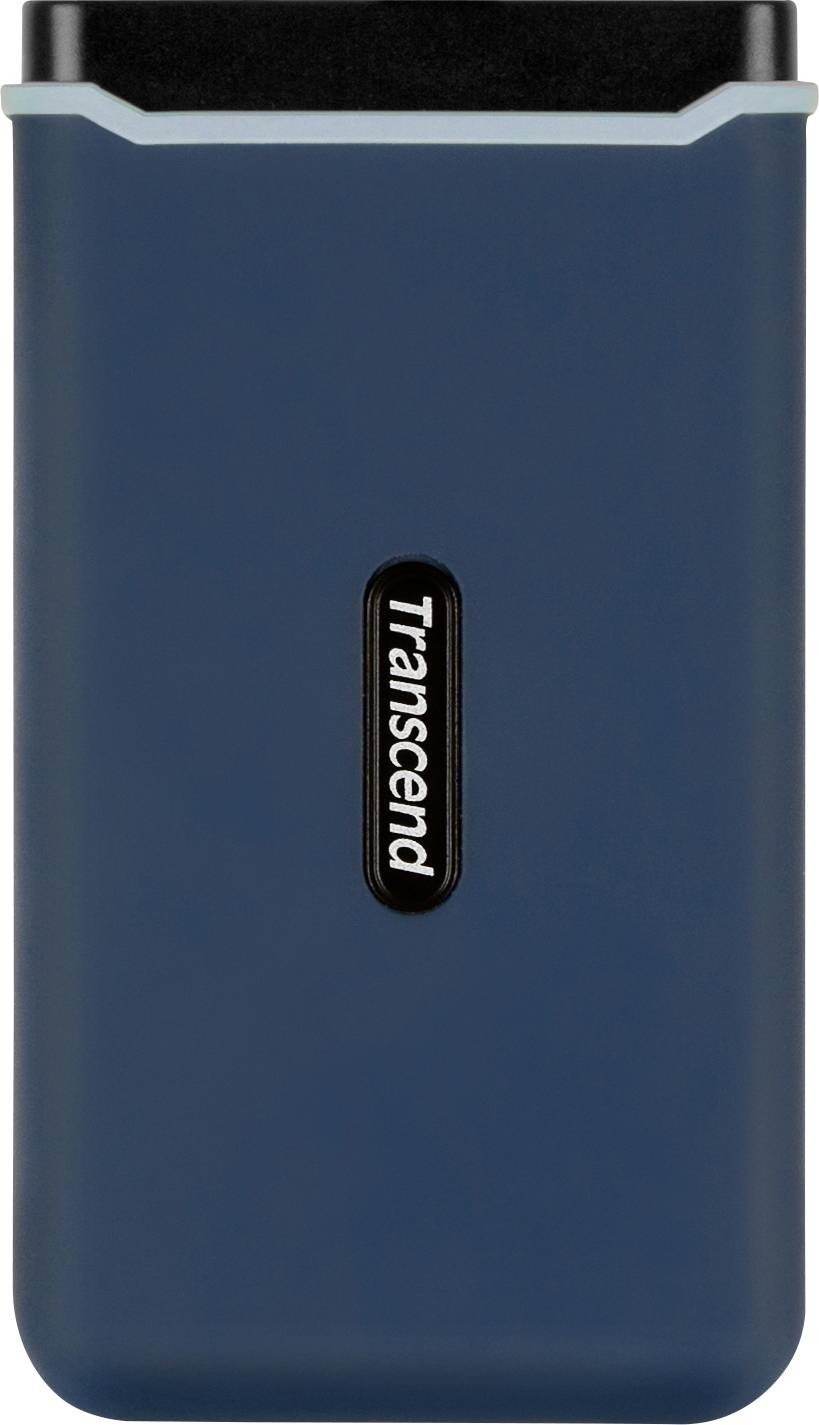 Transcend ESD370C 500 GB Externe SSD USB-C®, USB-A Marineblau TS500GESD370C