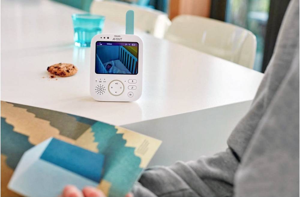 Philips Avent SCD841/26 Babyphone mit Kamera  2.4 GHz