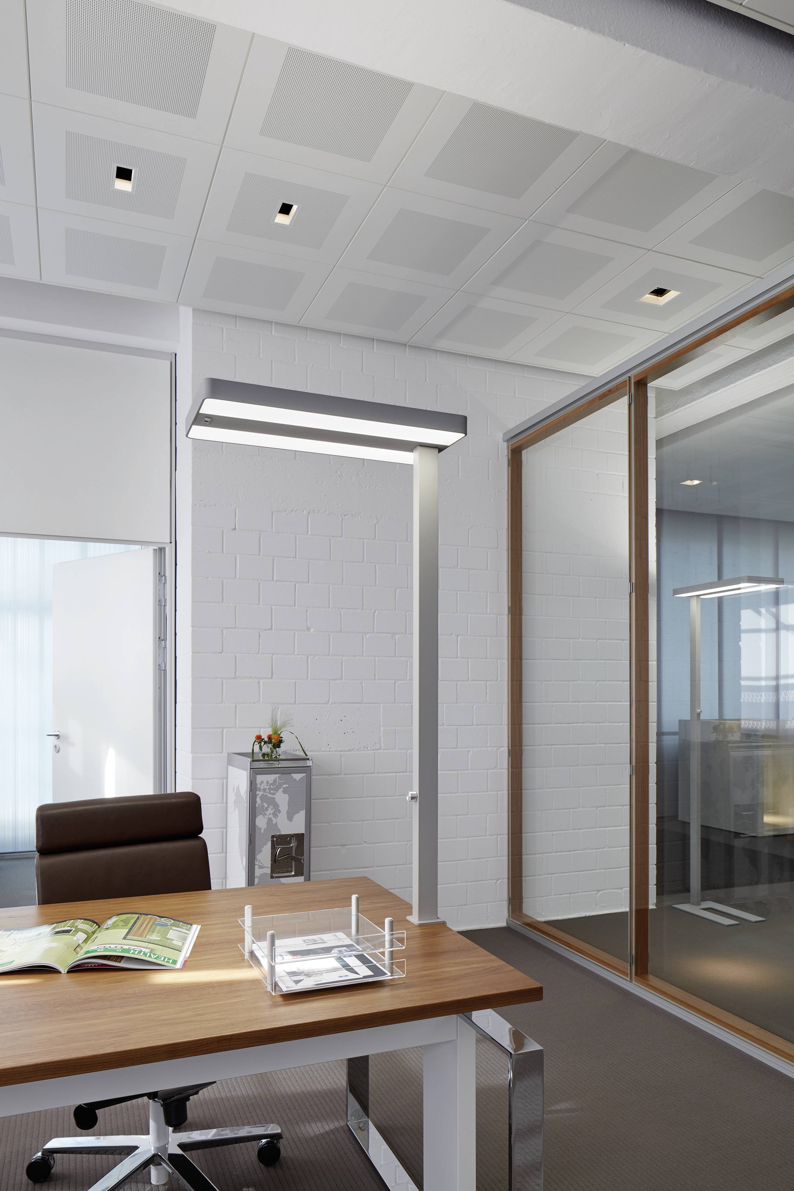 Maul MAULjuvis 8258795 LED-Klemmleuchte mit Bewegungsmelder D (A - G) 80 W Silber, Weiß