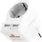 Skross 1500282 Zwischensteckdose mit USB Weiß Skross 1500282 Zwischensteckdose mit USB Weiß
