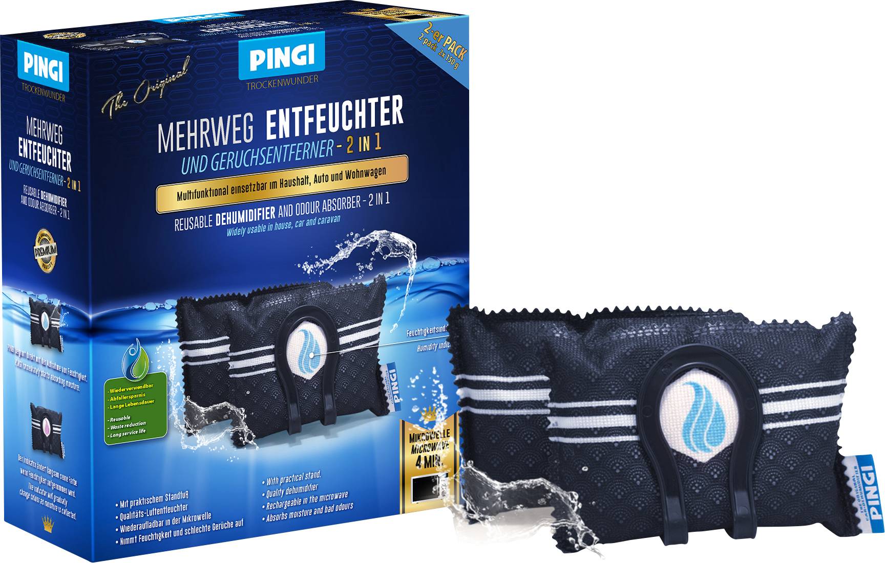 PINGI Luftentfeuchter-Beutel-Set