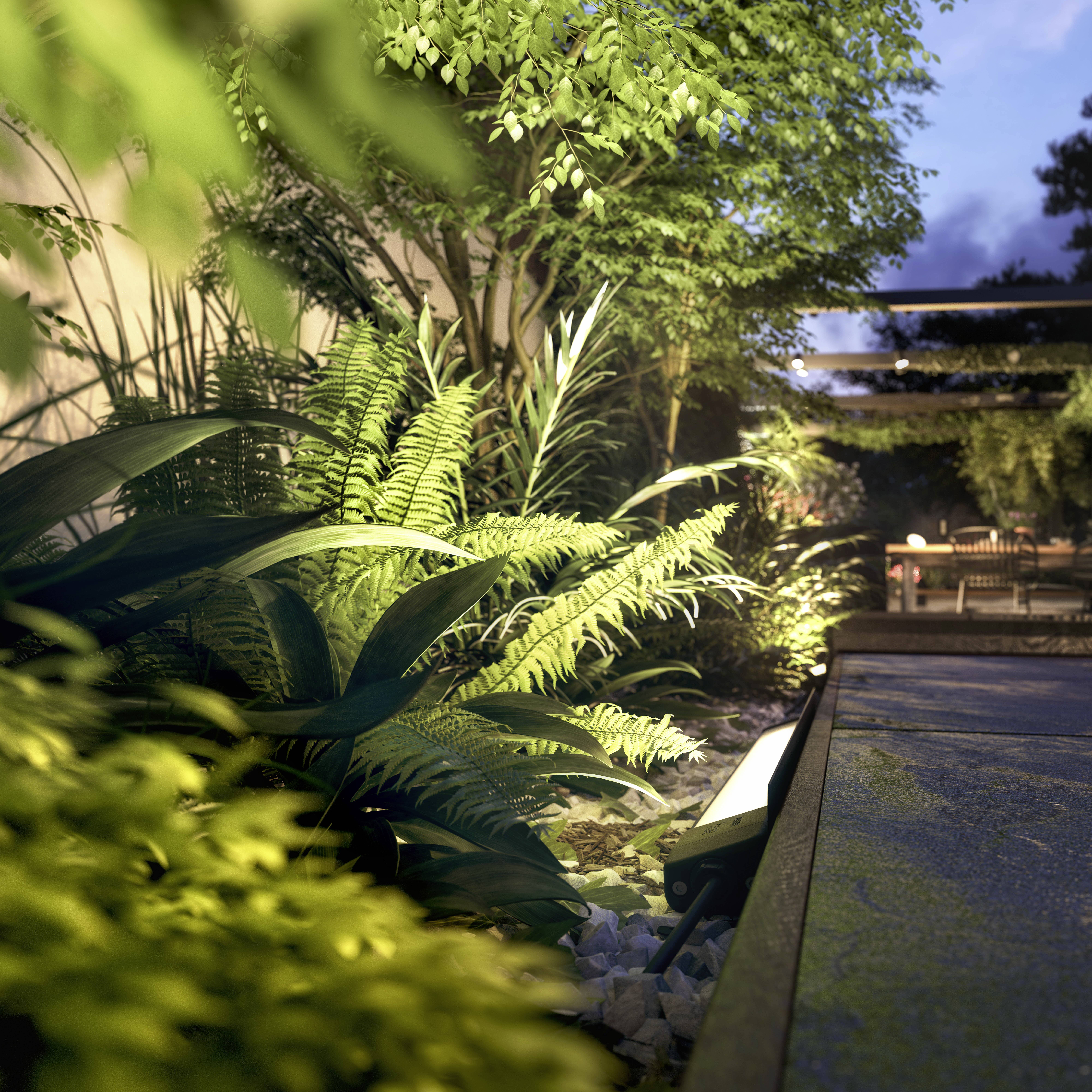 Philips Hue LED-Wandstrahler (Erweiterung) 1746630P7 Amarant LED fest eingebaut 20W RGBW