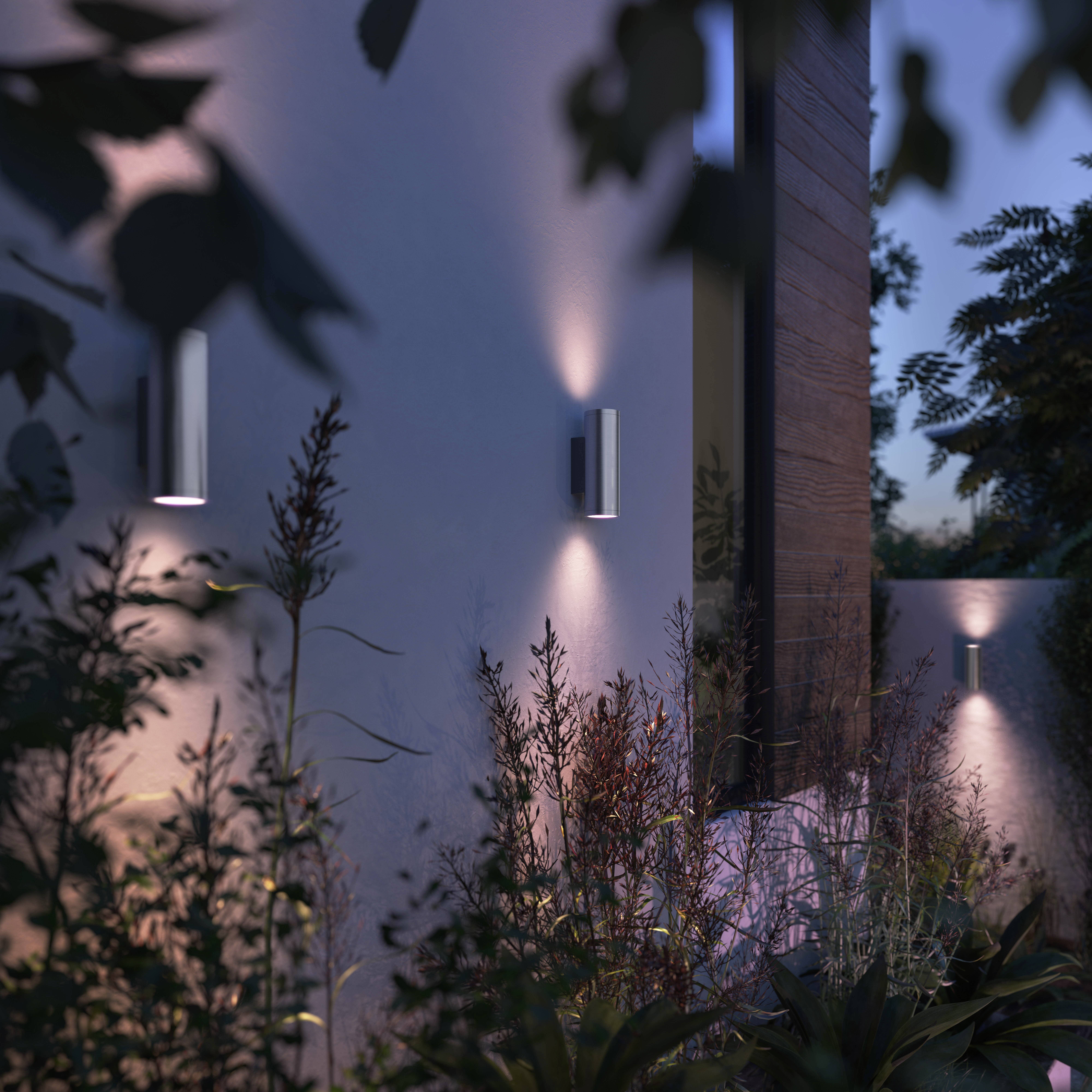 Philips Hue LED-Außenwandleuchte 1746347P7 Appear LED fest eingebaut 8 W Warmweiß