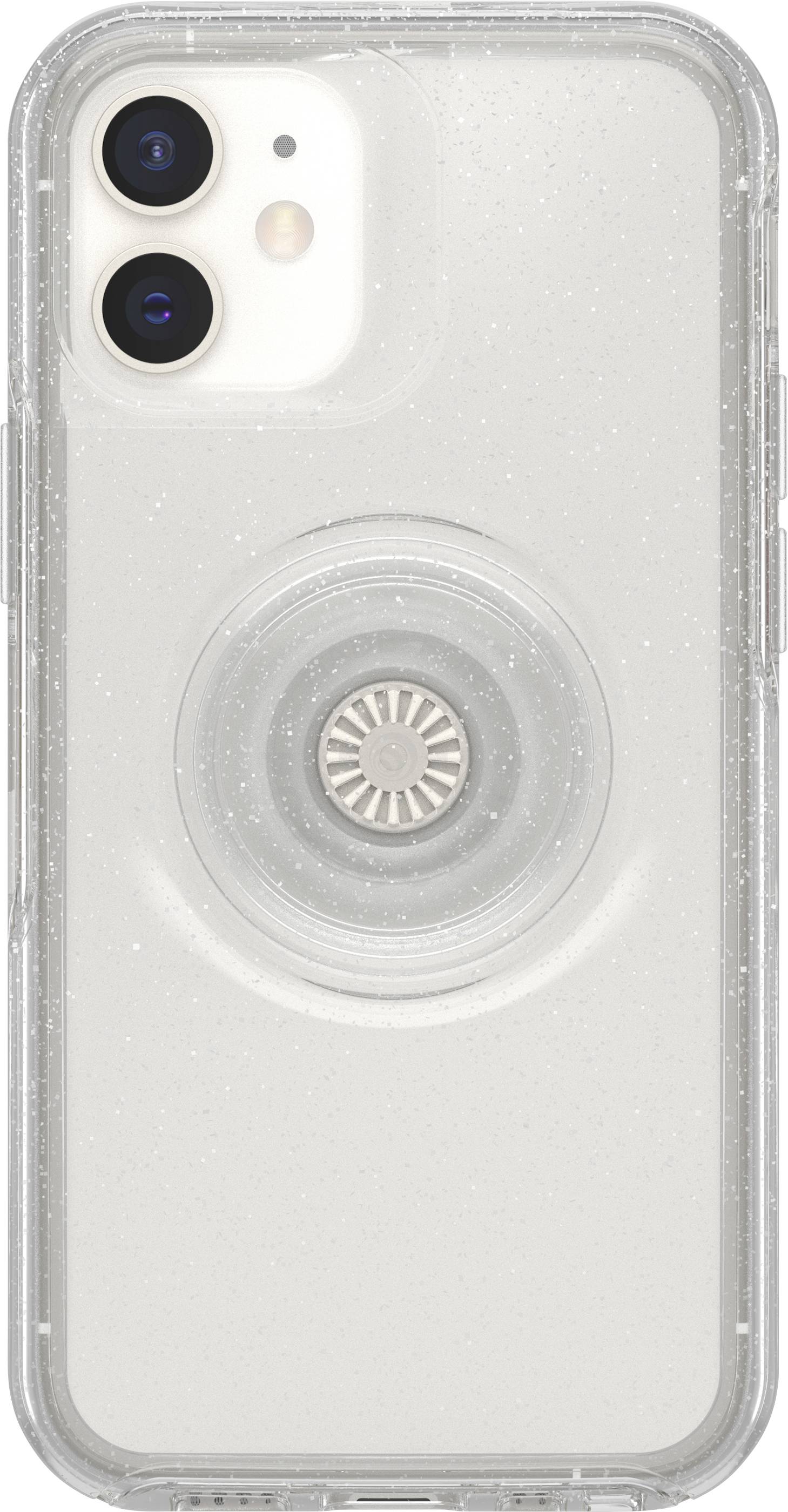Otterbox Pop Symmetry Clear Backcover Apple iPhone 12 mini Grau Induktives Laden