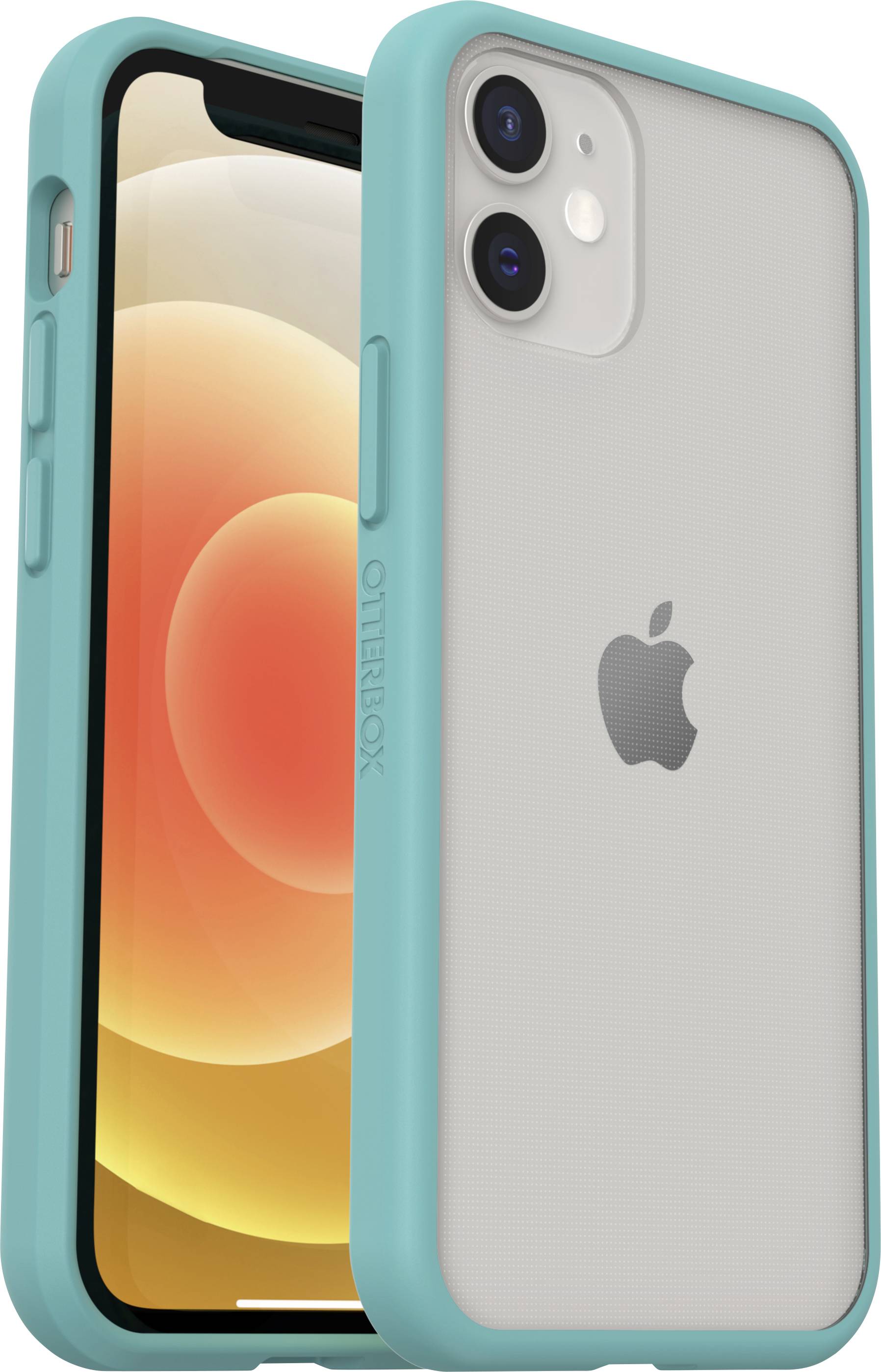 Otterbox React Backcover Apple iPhone 12 mini Türkisblau, Transparent