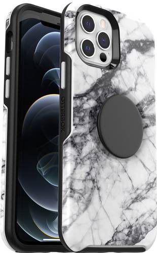 Otterbox Pop Symmetry Backcover Apple iPhone 12, iPhone 12 Pro Weiß-Schwarz