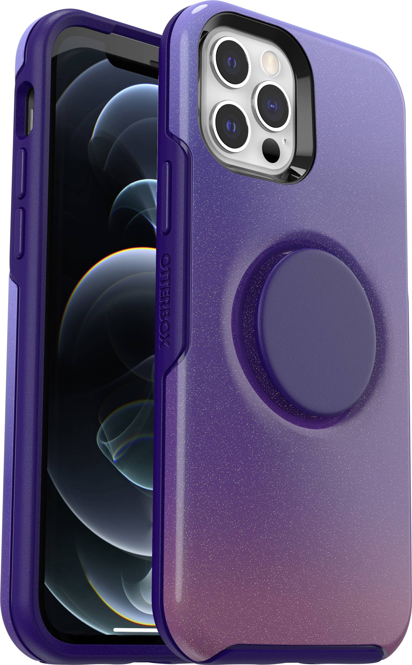 Otterbox Pop Symmetry Backcover Apple iPhone 12, iPhone 12 Pro Violett