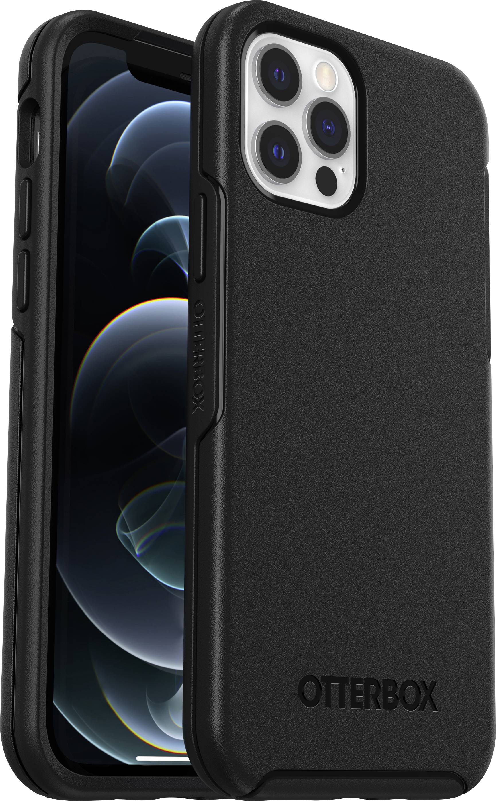 Otterbox Symmetry Backcover Apple iPhone 12, iPhone 12 Pro Schwarz MagSafe kompatibel, Stoßfest 77-65414