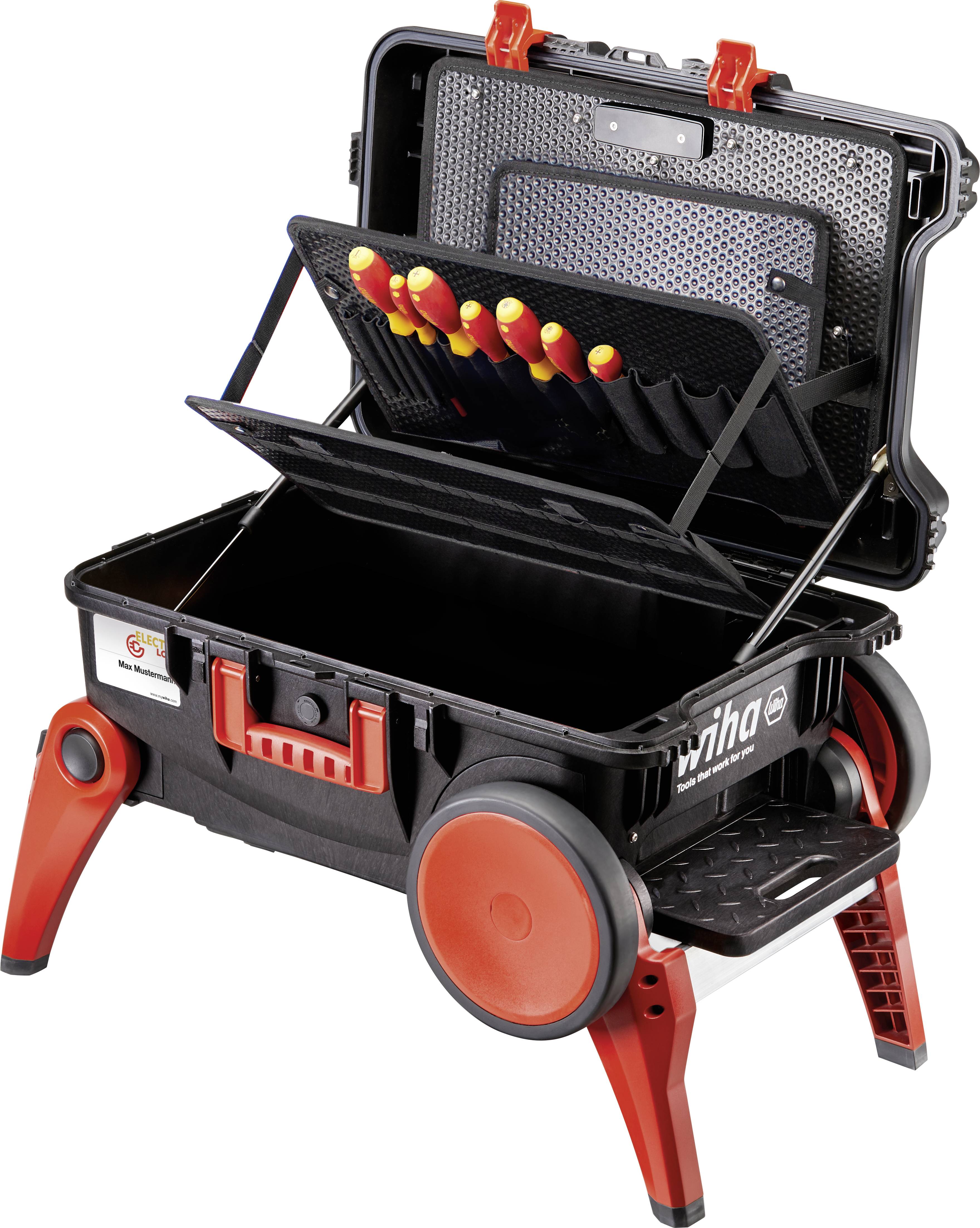 Wiha 44129 Elektriker, Handwerker, Profi, VDE Werkzeugkoffer unbestückt 1 Stück (L x B x H) 680 x 3