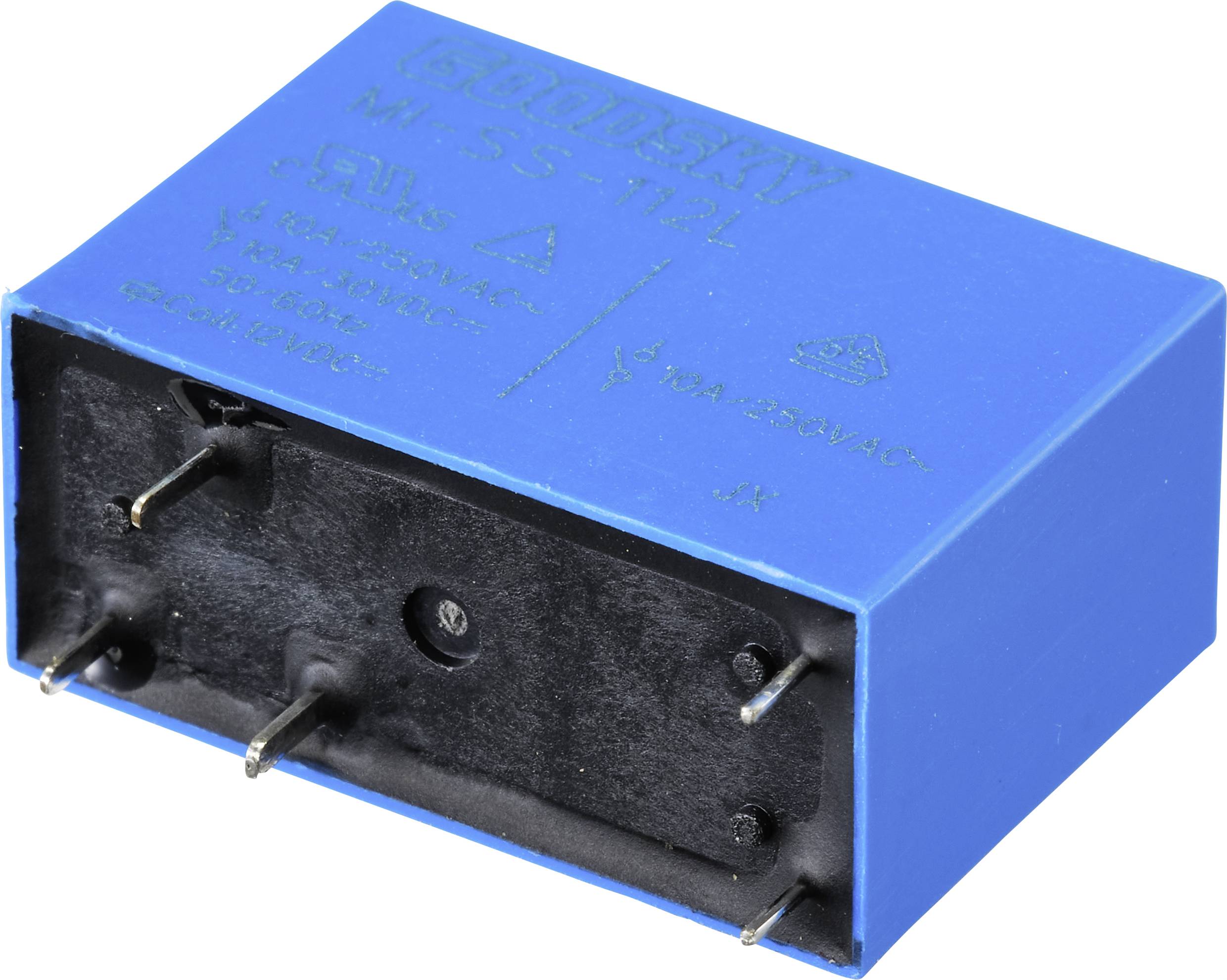 GoodSky MI-SS-112L Printrelais 12 V/DC 10A 1 Wechsler Tube