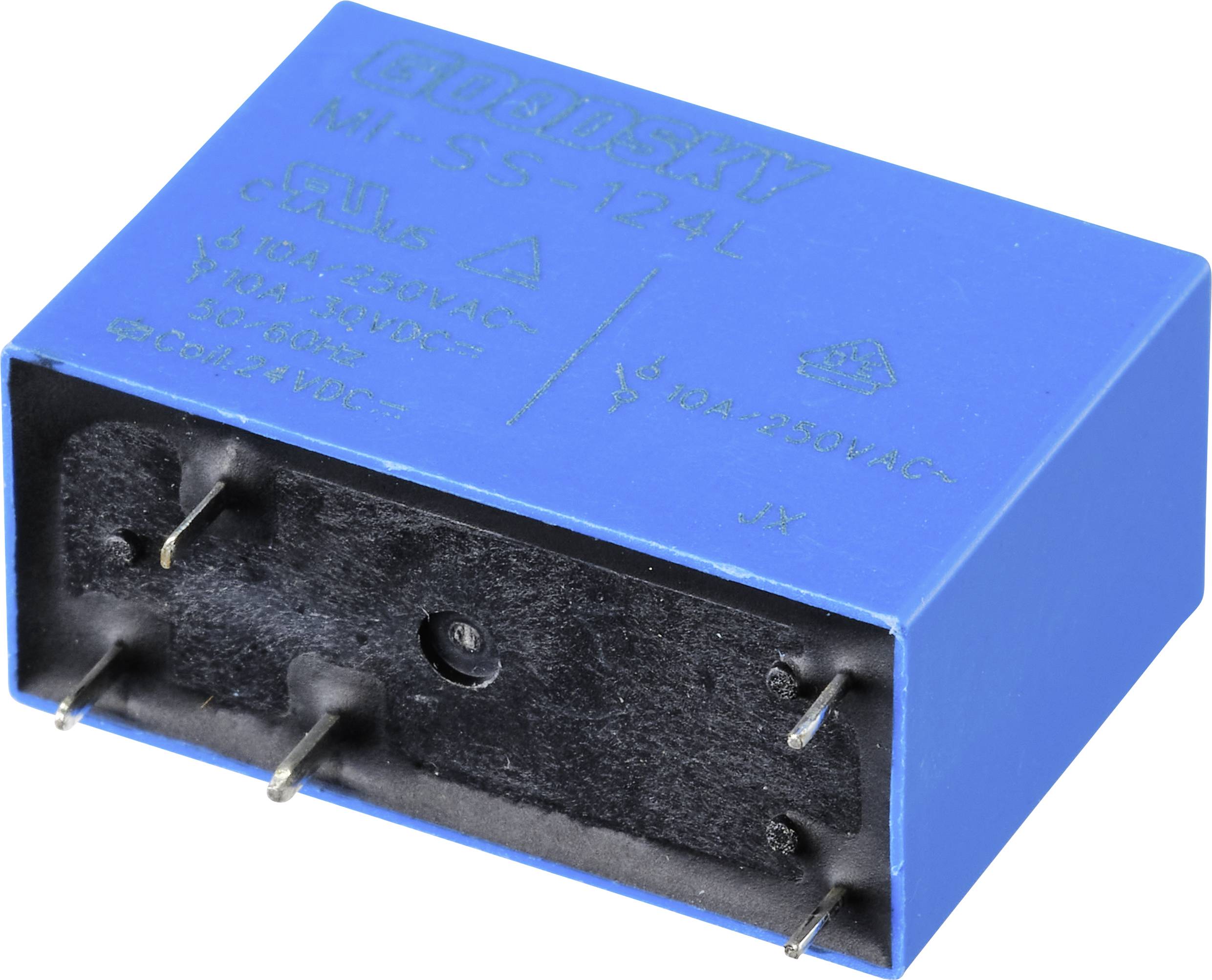 GoodSky MI-SS-124L Printrelais 24 V/DC 10A 1 Wechsler Tube