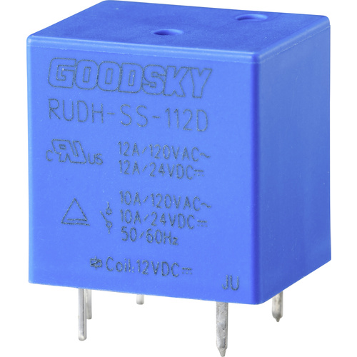GoodSky RUDH-SS-112D Printrelais 12 V/DC 12A 1 Wechsler Tray