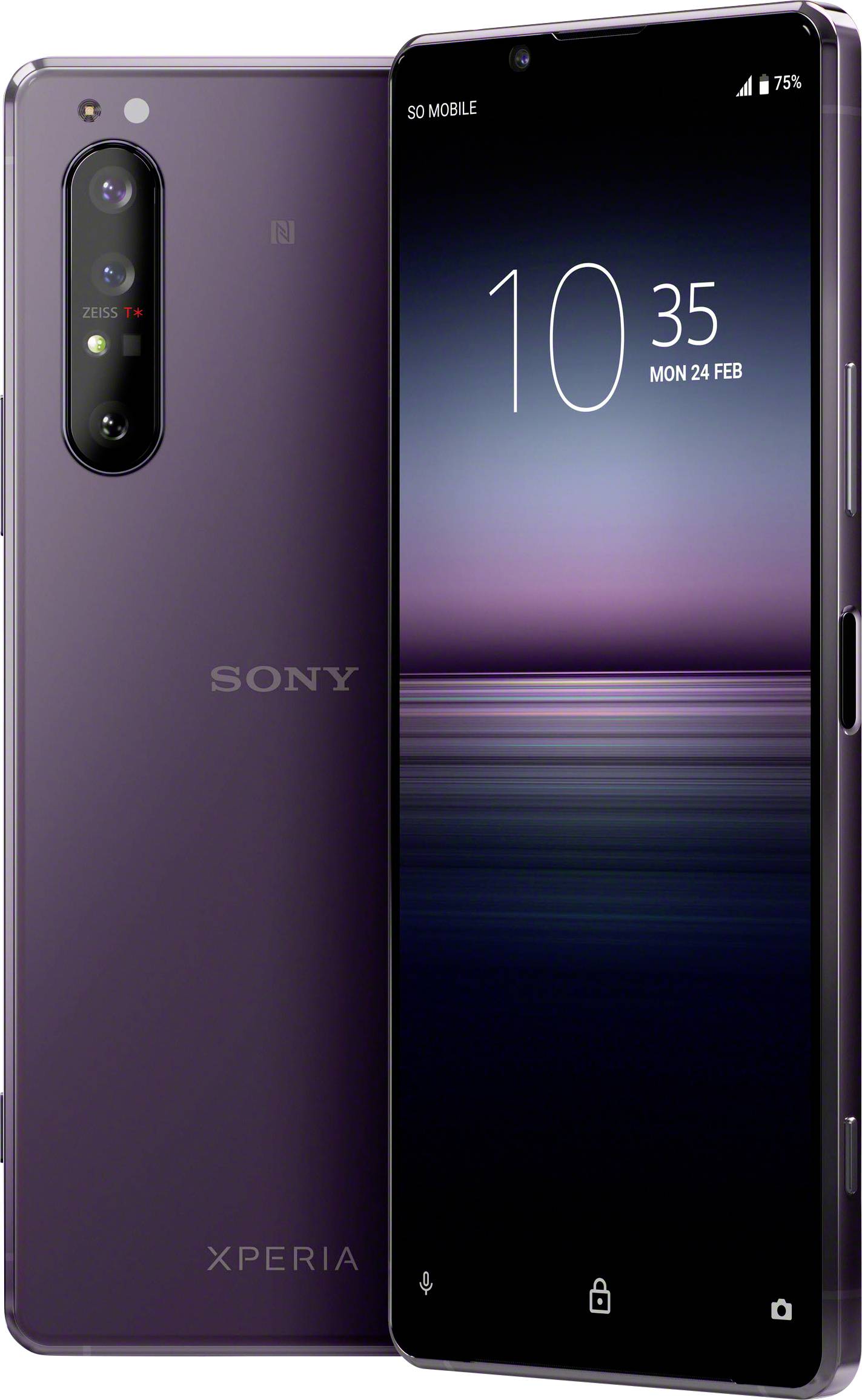 Sony Xperia 1 II 5G 256 GB Lila 16.5 cm (6.5 Zoll) Smartphone