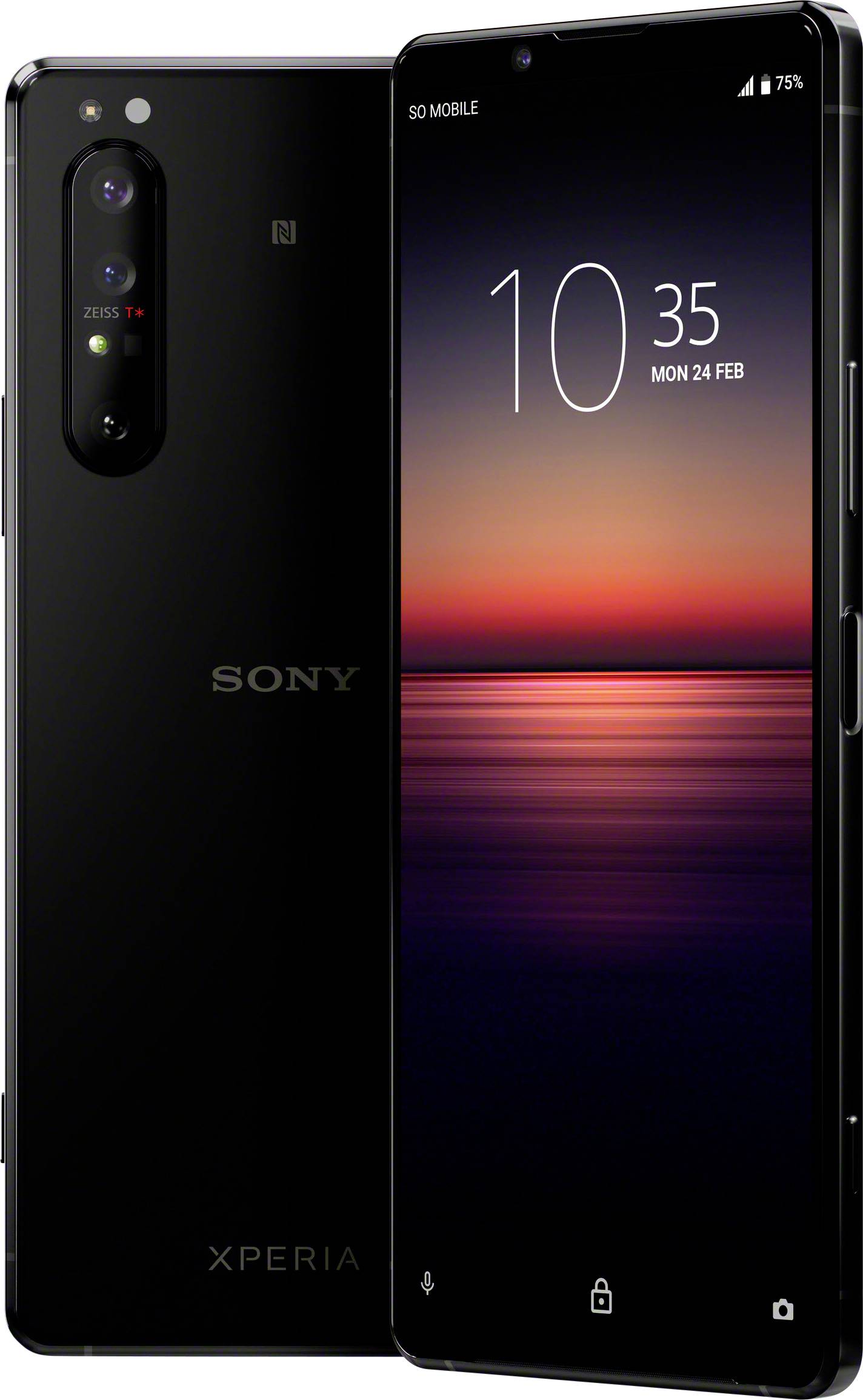 Sony Xperia 1 II 5G 256 GB Schwarz 16.5 cm (6.5 Zoll) Smartphone