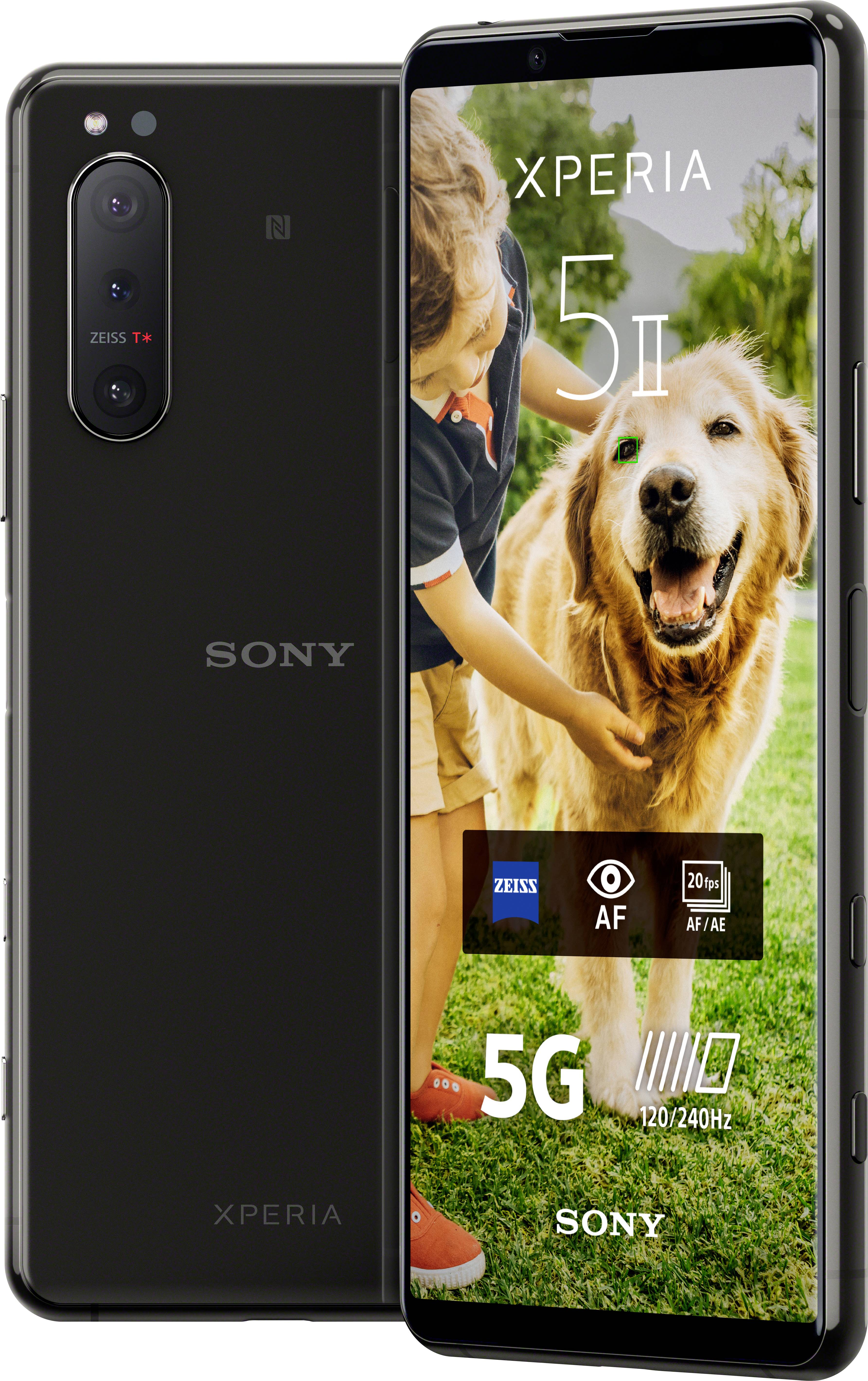Sony Sony Xperia 5 II 5G black 128 GB Schwarz 15.5 cm (6.1 Zoll) Smartphone
