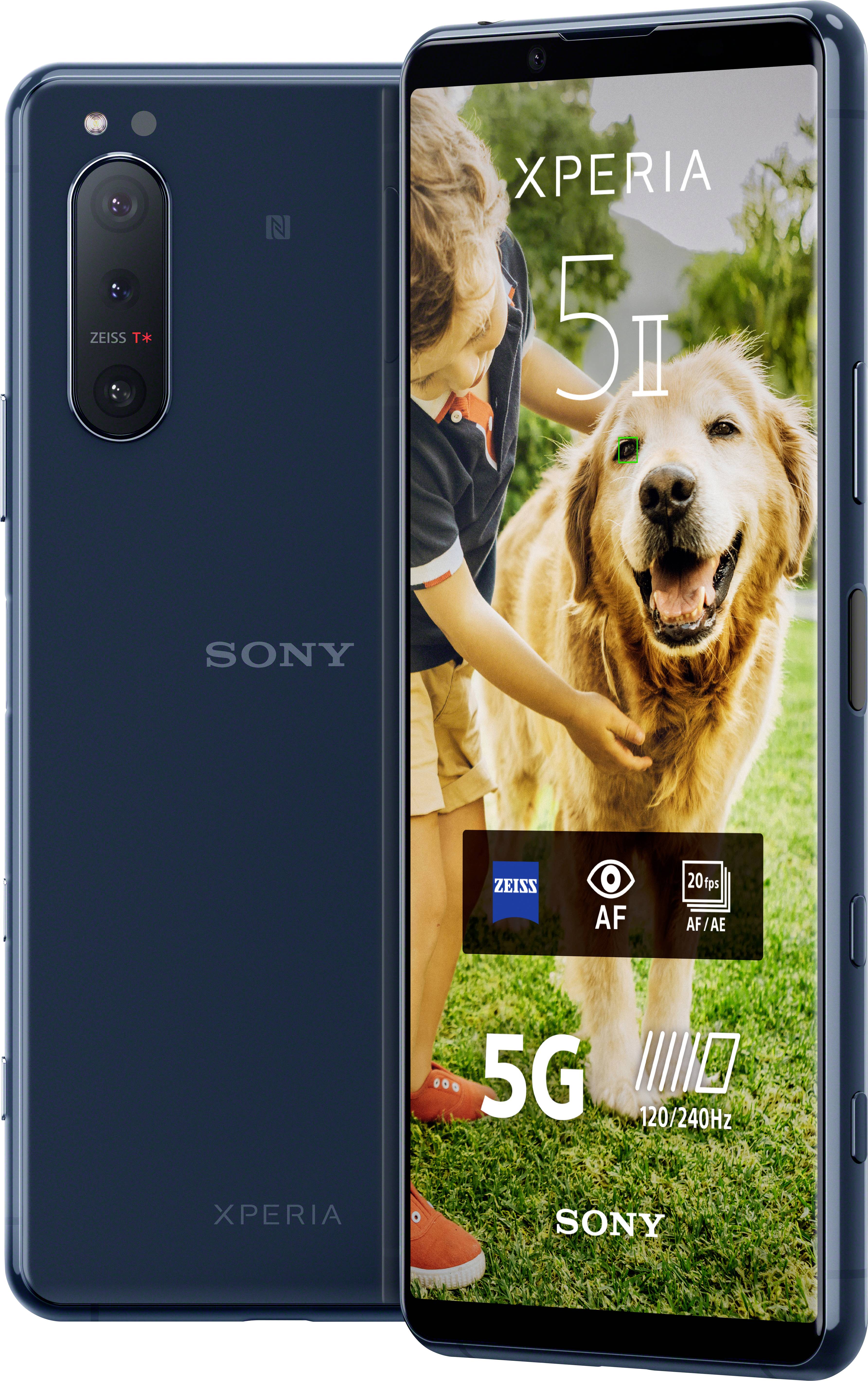 Sony Sony Xperia 5 II 5G blue 128 GB Blau 15.5 cm (6.1 Zoll) Smartphone