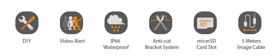 EDIMAX IC-9110W V2 WLAN IP Überwachungskamera 1280 x 720 Pixel