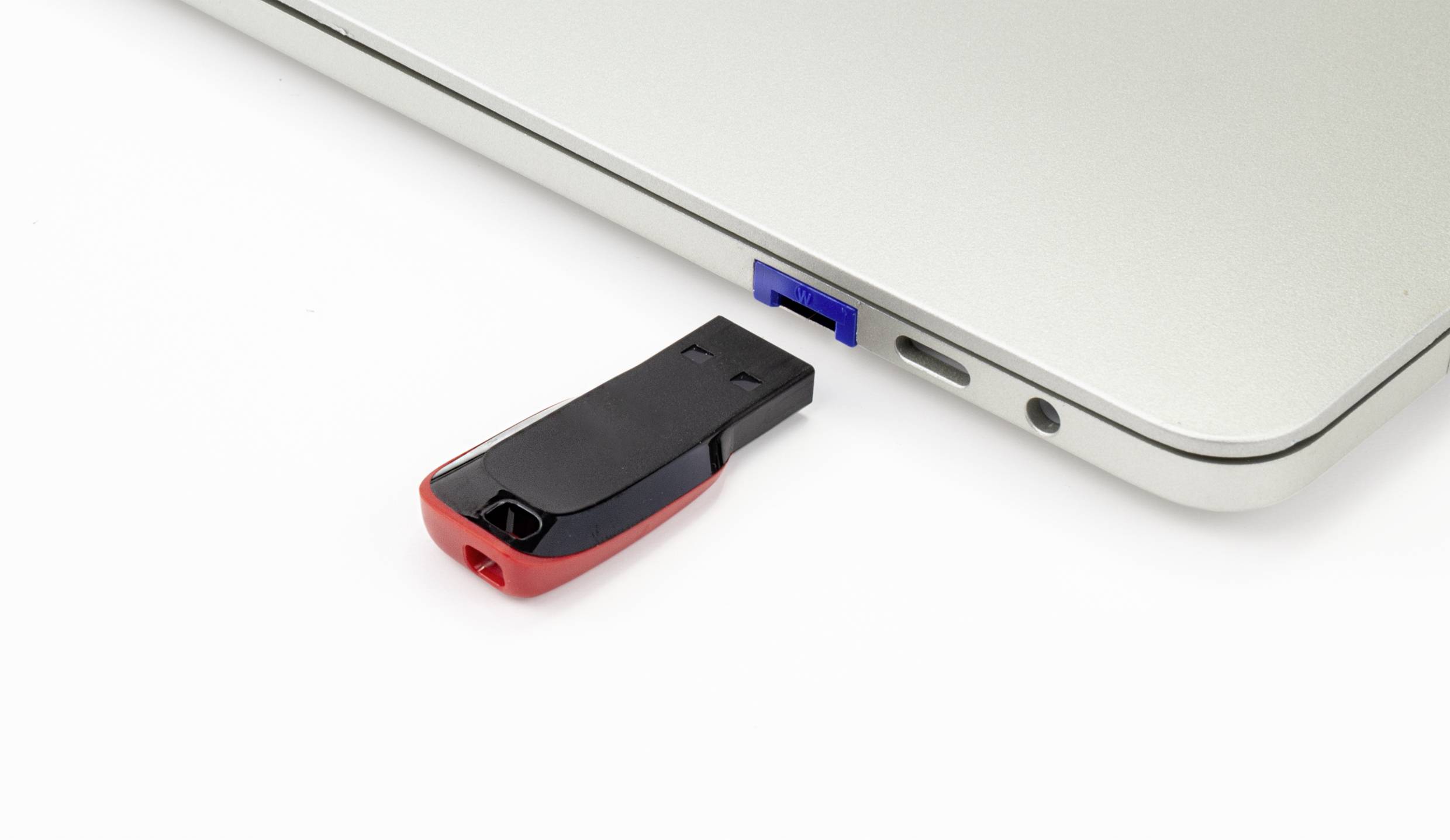 Renkforce USB-A Port Schloss RF-4695230 10er Set Silber-Blau RF-4695230