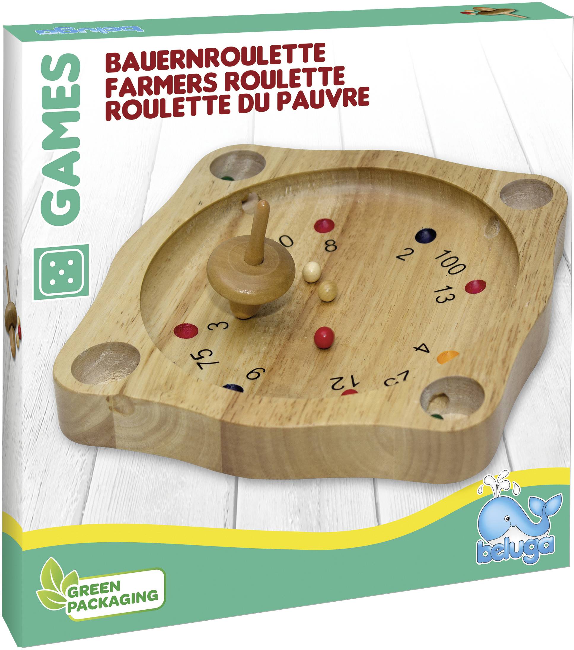 Beluga Bauern-Roulette Spiel 30725