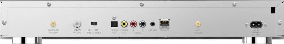 Hama DIT2105SBTX Internetradio HiFi-Tuner Silber Internetradio, DAB+, Bluetooth®, USB