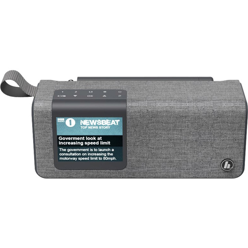 Hama DR200BT Tischradio DAB+, UKW Bluetooth® Grau