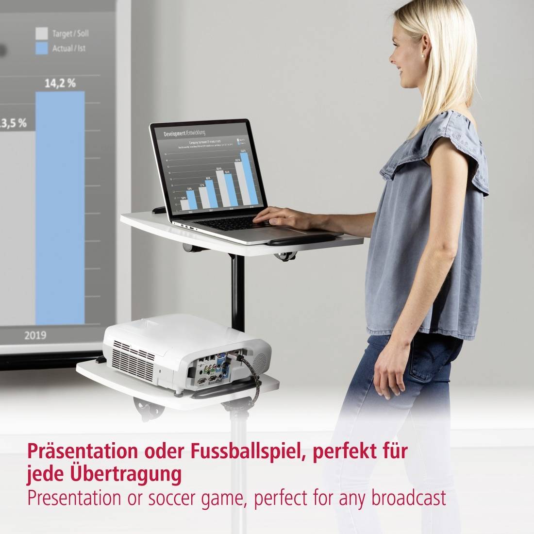 Hama Projektionstisch Schwarz