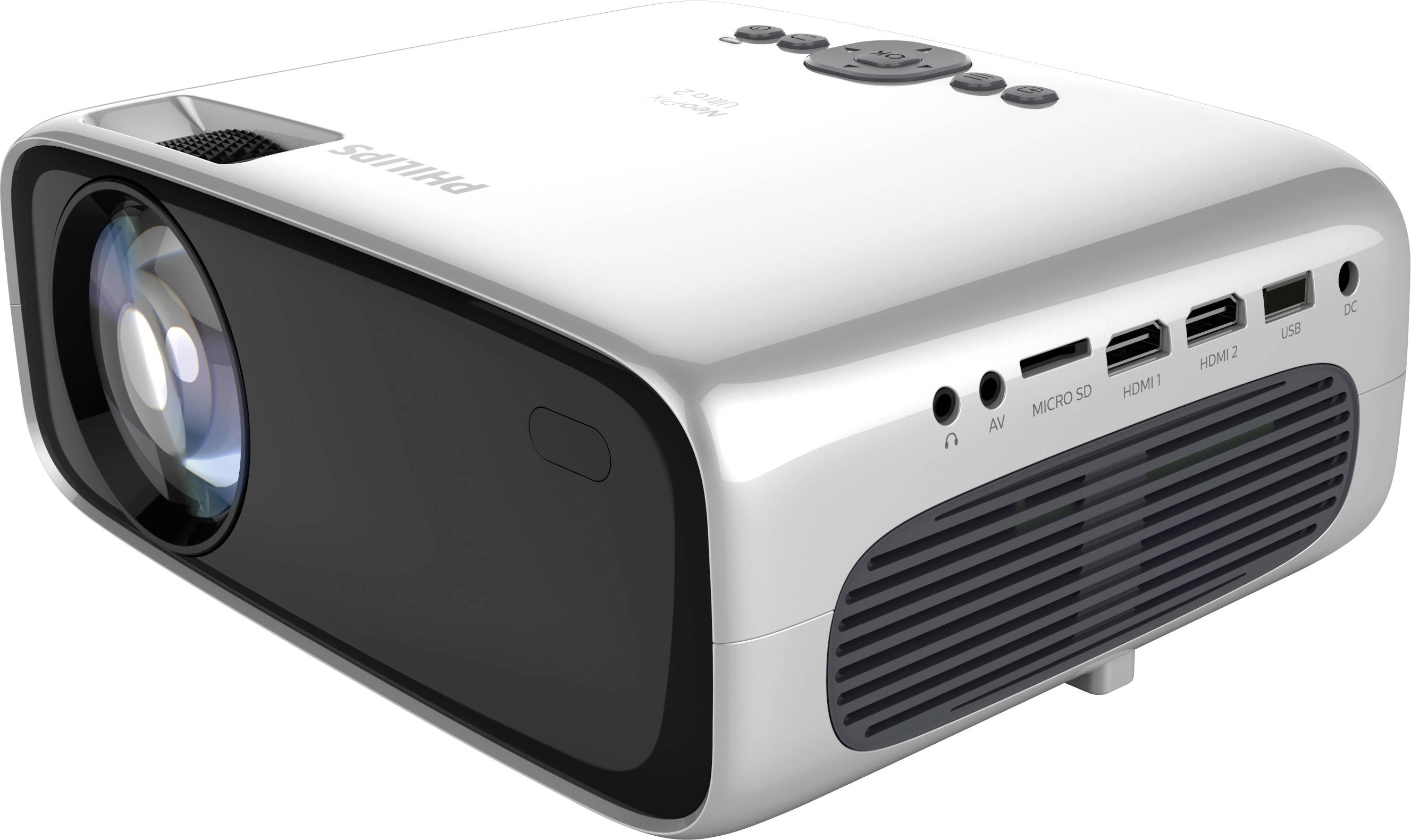 Philips Beamer NeoPix Ultra 2 LED 1920 x 1080 Full HD 3000 : 1 Weiß