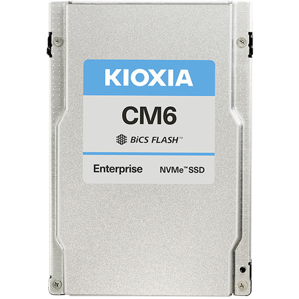 Kioxia CM6-R 15360 GB SSD interne 6,35 cm (2,5") NVMe PCIe U.2 4 x PCI 4.0 NVMe U.2, 4 x PCI 4.0 NVMe U.3 vrac KCM61RUL15T3