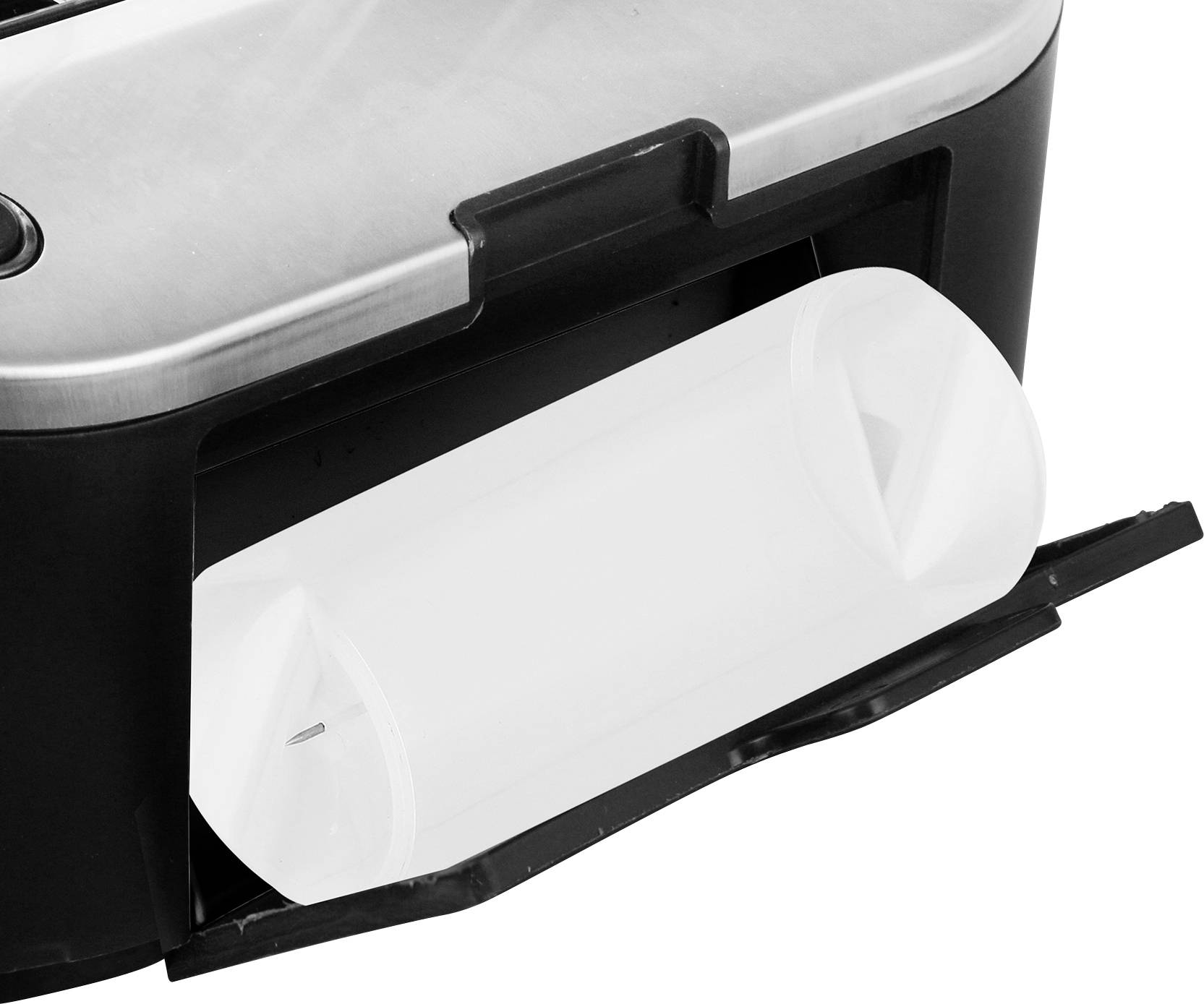 EMERIO EB-123177.1 Eierkocher Antihaftbeschichtung, mit Messbecher, BPA-frei Schwarz, Silber