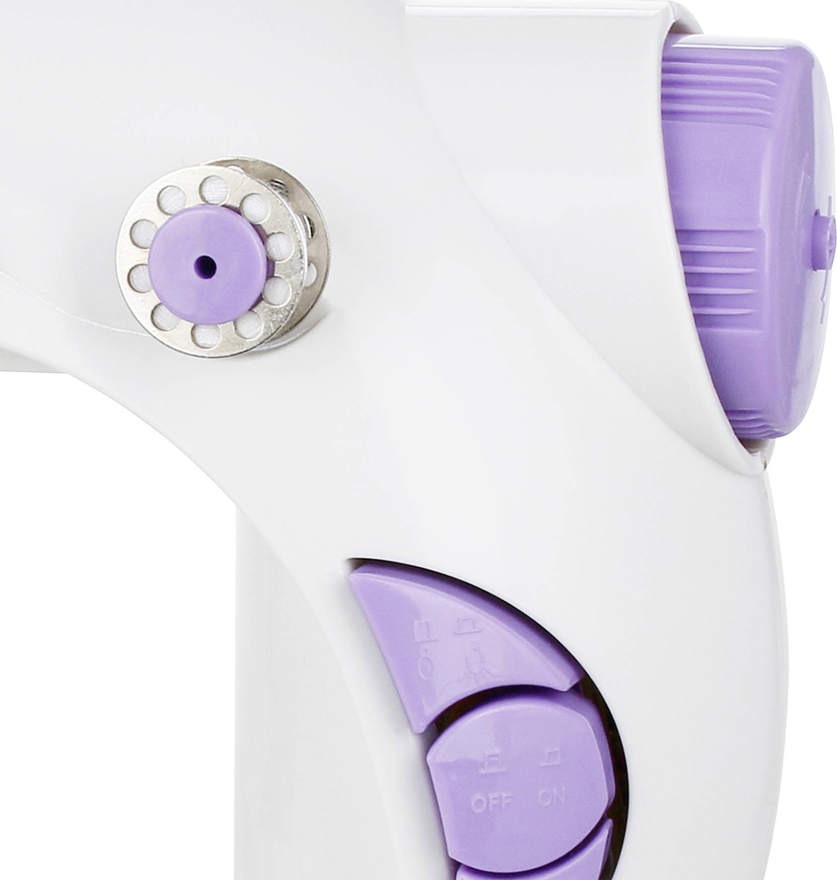 EMERIO Freiarmnähmaschine SEW-122275 Weiß, Flieder