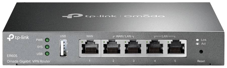 TP-LINK Omada Gigabit VPN Router ER605 LAN-Router 1 GBit/s