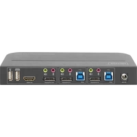 Digitus DS-12850 2+2 Port KVM-Umschalter DisplayPort®, HDMI Fernbedienung, Tastatur 3840 x 2160 Pixel Digitus DS-12850 2+2 Port KVM-Umschalter DisplayPort®, HDMI Fernbedienung, Tastatur 3840 x 2160 Pixel