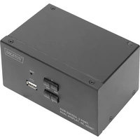 Digitus DS-12860 2+1 Port KVM-Umschalter HDMI Fernbedienung, Tastatur 3840 x 2160 Pixel Digitus DS-12860 2+1 Port KVM-Umschalter HDMI Fernbedienung, Tastatur 3840 x 2160 Pixel