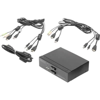 Digitus DS-12870 2+1 Port KVM-Umschalter HDMI Fernbedienung, Tastatur 3840 x 2160 Pixel Digitus DS-12870 2+1 Port KVM-Umschalter HDMI Fernbedienung, Tastatur 3840 x 2160 Pixel