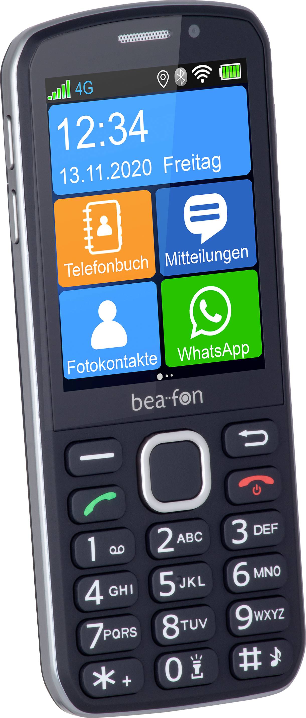 BEA FON SL860touch Senioren-Handy SOS Taste Schwarz