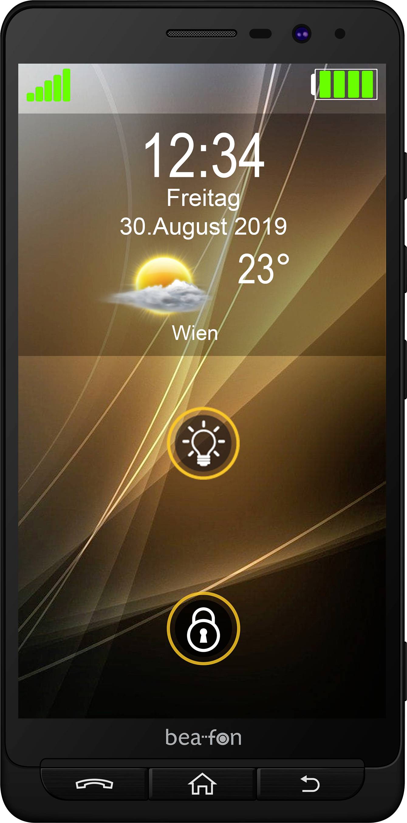 Beafon M5Set Smartphone 16 GB 5.5 Zoll (14 cm) Single-SIM Android™ 8.1 Schwarz