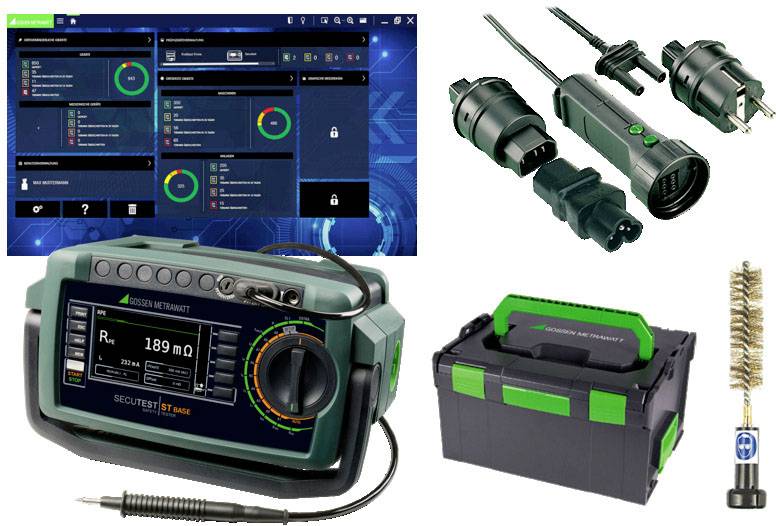 Gossen Metrawatt STARTERPAKET SECUTEST ST BASE kalibriert (DAkkS-akkreditiertes Labor)