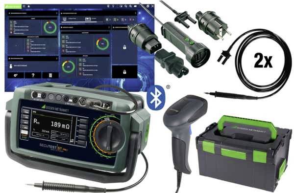 Gossen Metrawatt COMFORTPAKET SECUTEST ST PRO kalibriert (DAkkS-akkreditiertes Labor)