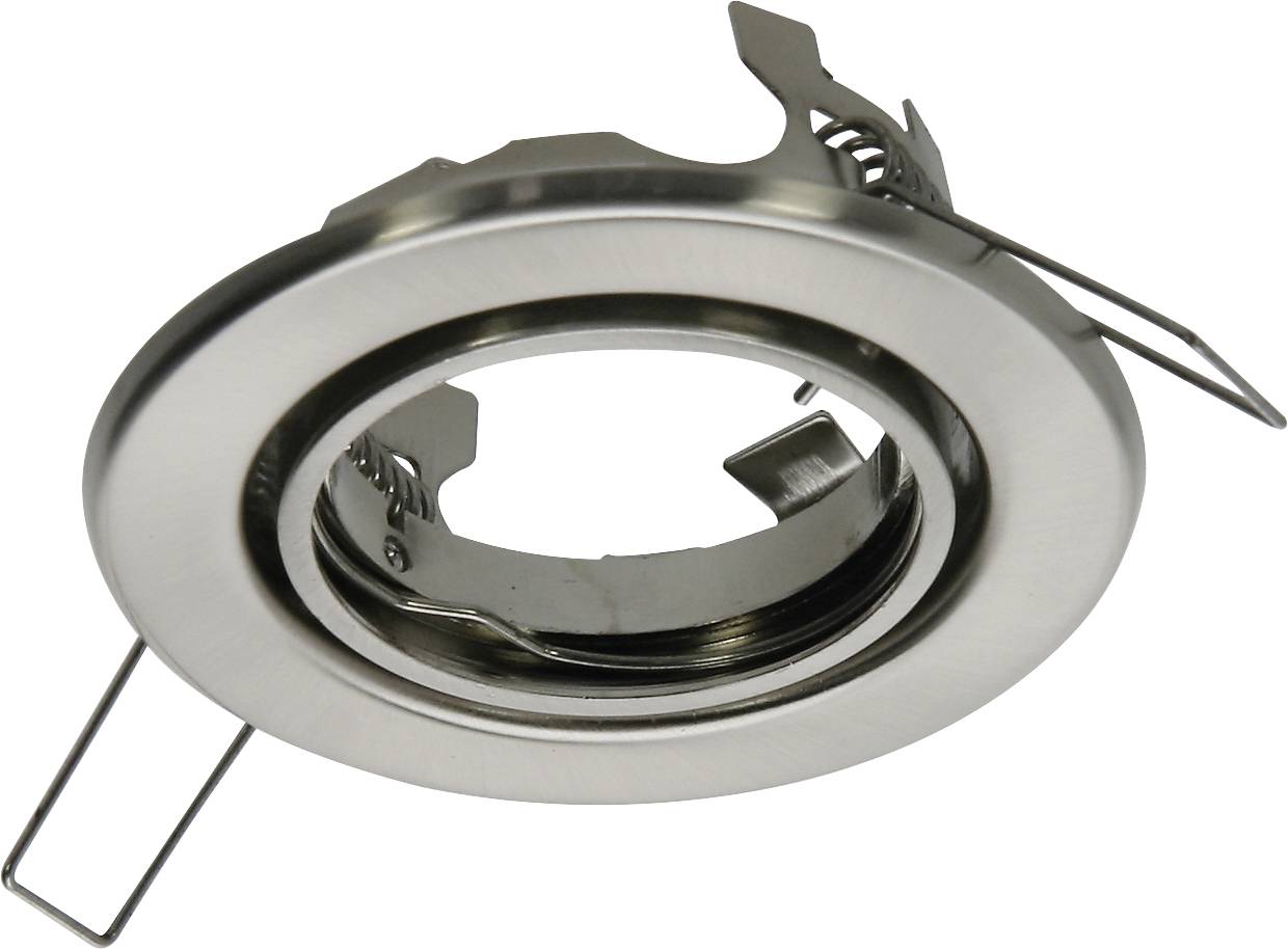 Heitronic 23552 DL6801 Einbauleuchte LED GU5.3 35W Edelstahl (gebürstet)