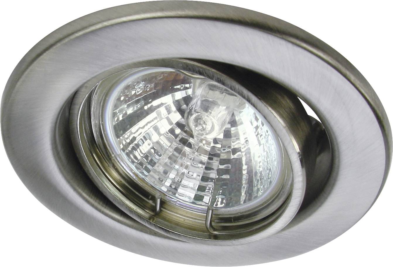 Heitronic 23552 DL6801 Einbauleuchte LED GU5.3 35W Edelstahl (gebürstet)