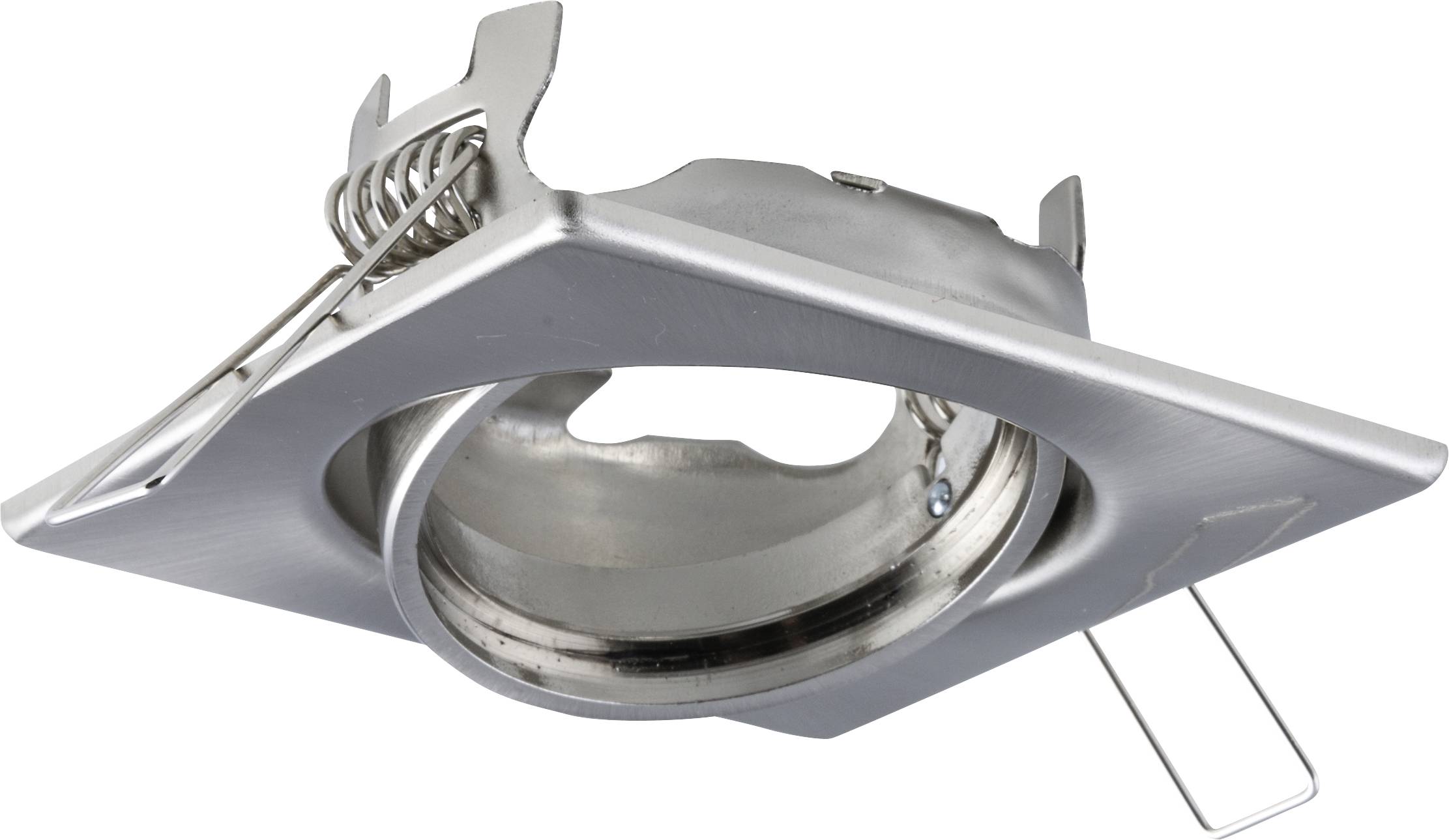 Heitronic 23554 DL6802 Einbauleuchte GU5.3 35W Edelstahl (gebürstet)